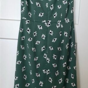 Ann Taylor Factory Green Floral Dress